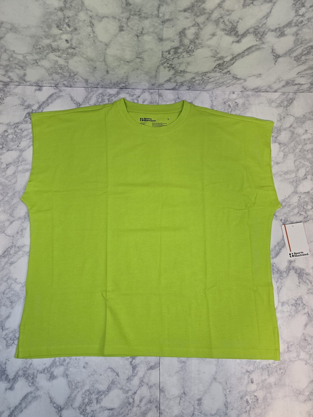 Sports Illustrated Flyweight Tee Neon Lime Green Large